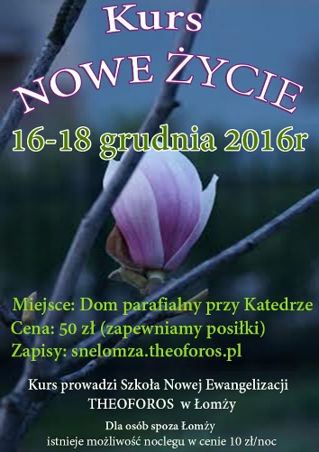 Zaproszenie na Kurs Nowe Życie