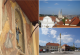 Zagrzeb - stolica Chorwacji. Na zdjęciach: figurka Matki Boskiej z fasady jednego 
z kościołów klasztornych w centrum miasta; panorama starówki z wieżami Katedry
